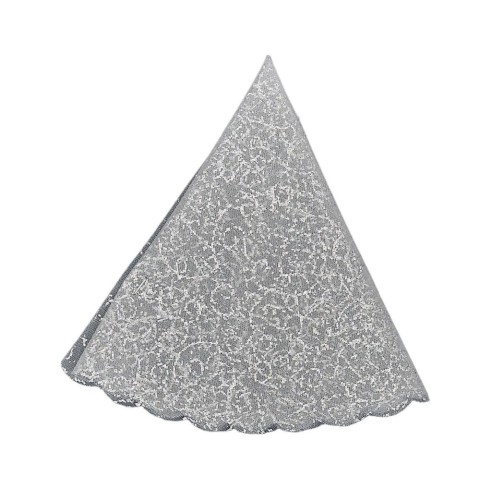 TULLE TONDO DAMASCATO SILVER